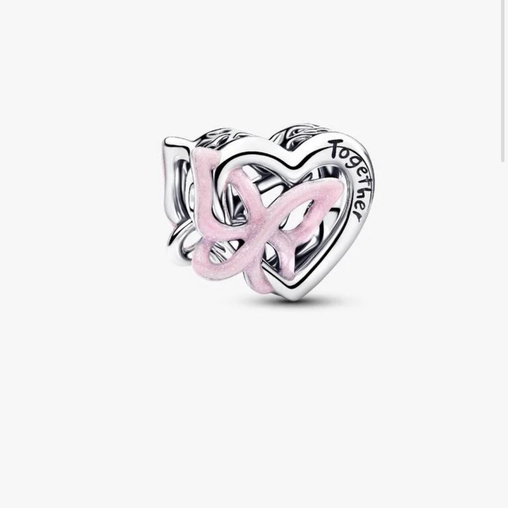 Pandora Entwined Heart & Butterfly Charm
